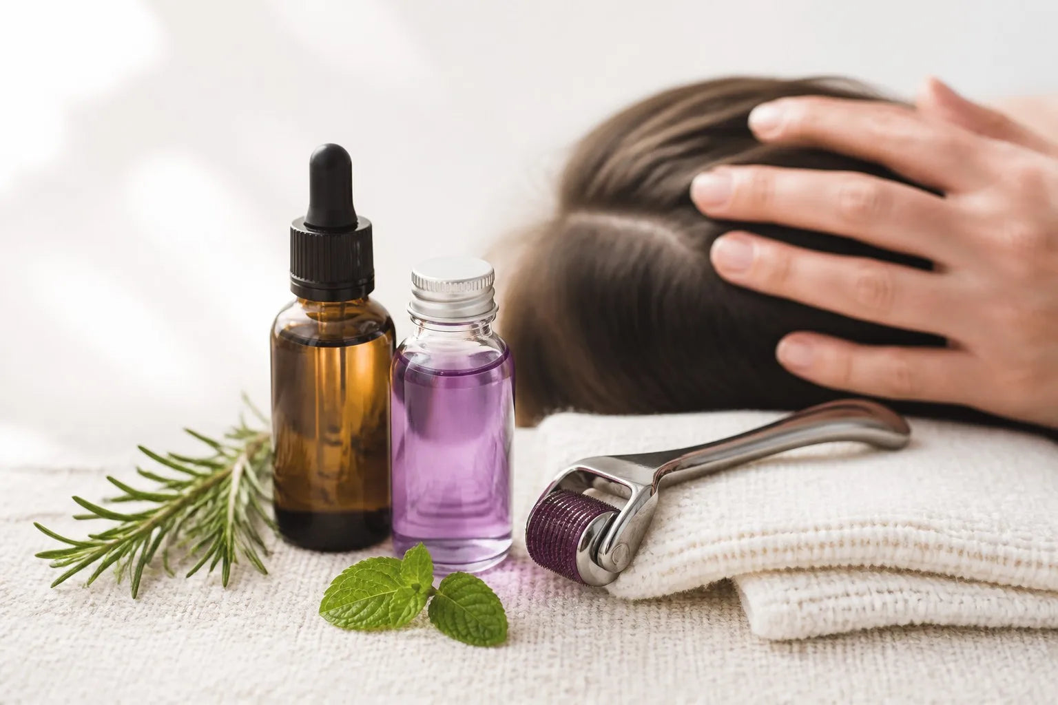 Can Rosemary Oil + Derma Rolling Really Regrow Hair? A 3-Month Routine, Explained by Science