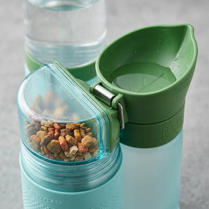 PAKCH Portable 3-in-1 Dog Travel Water Bottle 20oz - Multifunctional Drinking Bottle with Food and Treat Storage - Professional Pet | PAKCH Pet Supplies