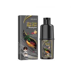 Premium Hair Darkening And Dyeing Shampoo (Silver-Gray) Is Gentle And Non-Irritating, Moisturizing The Scalp And Easy To Change Colors