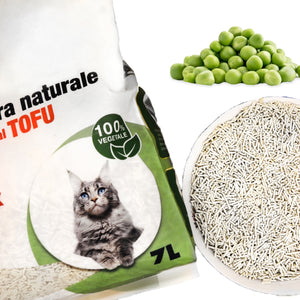 PAKCH Tofu Cat Litter - Flushable Clumping Eco-Friendly 6L Bag - Professional Pet Supplies for Grooming, Travel and Indoor Fun | PAKCH Pet Supplies