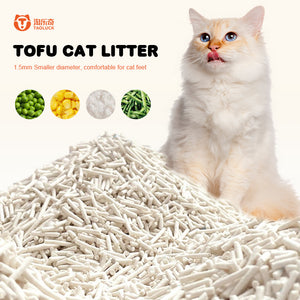 PAKCH Tofu Cat Litter - Flushable Clumping Eco-Friendly 6L Bag - Professional Pet Supplies for Grooming, Travel and Indoor Fun | PAKCH Pet Supplies