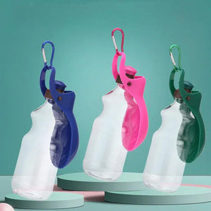 Pakch Portable Dog Water Bottle for Walking & Travel - Leak-Proof Pet Water Dispenser (14.5oz)