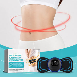 Vibrating Body Massager EMS Fat Burning Detoxing Device Weight Loss Massage Pad