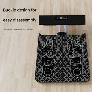 EMS TENS Foot Massager Pad Electric Pulse Kneading Therapy Pain Relief Home Use