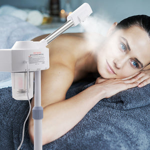 Touch Panel Facial Steamer - Ionic Ozone Mist, Rotating Arm, Aromatherapy (Salon & Home)