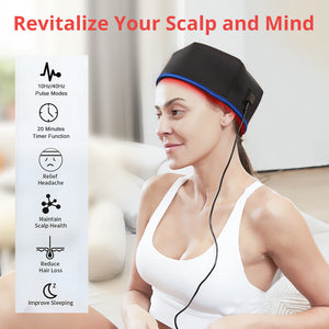 LED Red Light Therapy Cap - 660nm & 850nm Hair Growth Treatment Device