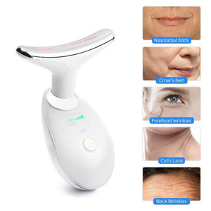 3 in 1 Red LED Light Therapy Skin Firm Face Massager Electric Face Lift Device